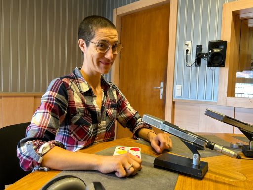 Tatiana Petkova talking on BNR Bulgarian National Radio about the 13th edition of the Mini Art Festival Cirkolution 2024 in Sofia, Bulgaria.